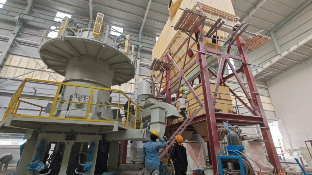 Ultra fine Powder Milling Machine In Use
